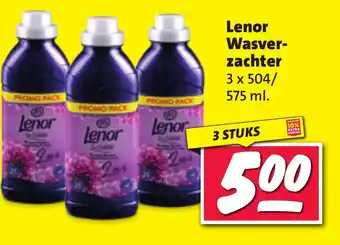 Nettorama Lenor Wasverzachter 3 x 504/ 575 ml. aanbieding