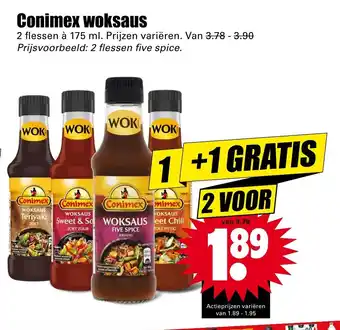 Dirk Conimex Woksaus 2*175ml aanbieding