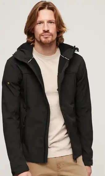 Bol.com Superdry Jas Hooded Soft Shell Trekker Jkt M5011838a Black Mannen Maat - 3XL aanbieding