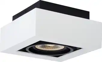 Bol.com Lucide ZEFIX - Plafondspot - LED Dim to warm - GU10 (ES111) - 1x12W 2200K/3000K - Wit aanbieding