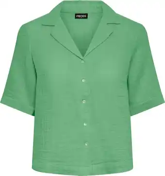 Bol.com PIECES PCSTINA 2/4 SHIRT BC SWW Dames Top - Maat XS aanbieding