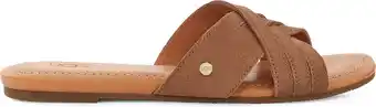 Bol.com UGG Kenleigh Slide Dames Sandalen - Chestnut - Maat 41 aanbieding