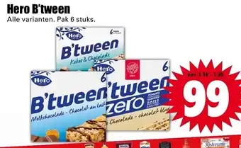 Dirk Hero B'tween 6x25 g aanbieding