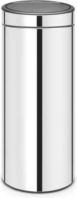 Bol.com Brabantia Touch Bin Prullenbak - 30 liter - Brilliant Steel aanbieding
