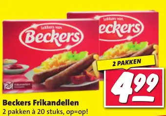 Nettorama Beckers Frikandellen 2 pakken à 20 stuks aanbieding