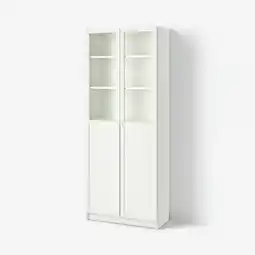 IKEA Billy Boekenkast paneel-/vitrinedeuren, wit, 80x42x202 cm aanbieding