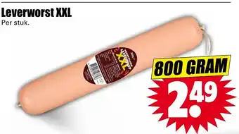 Dirk Leverworst 800g aanbieding