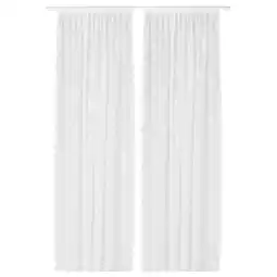 IKEA Alvine spets Gordijnen met kantwerk, 1 paar, ecru, 145x300 cm aanbieding