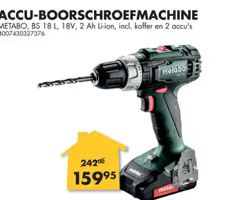 Bouwhof Accu-boorschroefmachine aanbieding