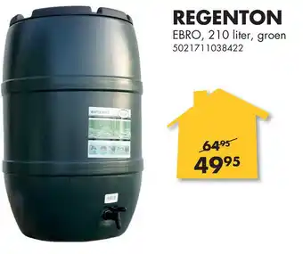 Bouwhof REGENTON EBRO, 210 liter, groen aanbieding