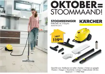 Bouwhof STOOMREINIGER KÄRCHER, SC 3 EasyFix aanbieding