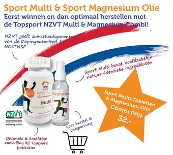 De Rode Pilaren Sport Multi & Sport Magnesium Olie aanbieding