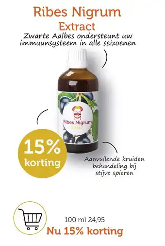 De Rode Pilaren Ribes Nigrum Extract aanbieding