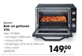 HANOS Bak En Grilloven XXL aanbieding