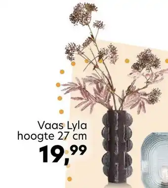 Happy@Home Vaas Lyla hoogte 27 cm aanbieding