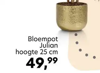 Happy@Home Bloempot Julian hoogte 25 cm aanbieding