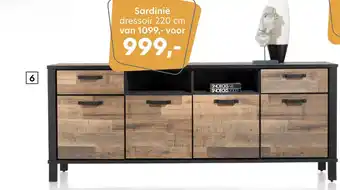 Happy@Home Sardinië dressoir 220 cm aanbieding