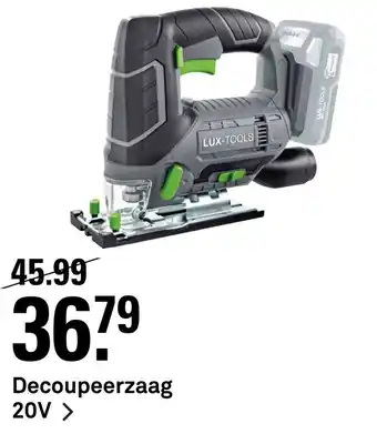 Karwei Decoupeerzaag 20V aanbieding