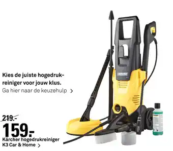 Karwei Kärcher hogedrukreiniger K3 car & home aanbieding