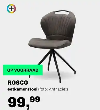 Trendhopper Rosco eetkamerstoel Antraciet aanbieding