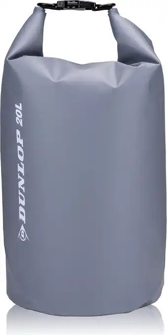 Bol.com Dunlop Drybag 20 Liter - Waterdichte Tas - Grijs aanbieding