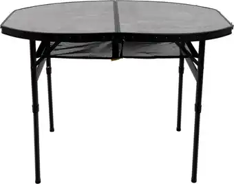 Bol.com Bo-Camp - Industrial collection - Tafel - Northgate - Ovaal - Koffermodel - 100x70 cm aanbieding