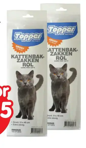 Jumper Topper kattenbakzakken aanbieding