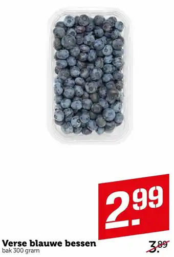 Coop Blauwe Bessen 300g aanbieding