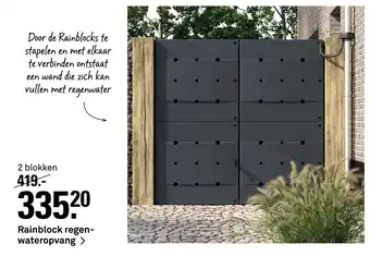 Karwei Rainblock regenwateropvang aanbieding