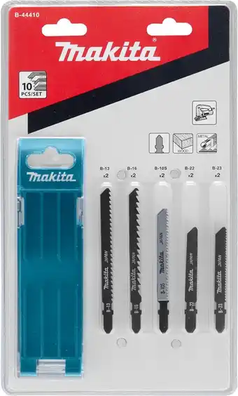 Bol.com Makita B-44410 10 delig Decoupeerzaagblad set - Hout / Metaal aanbieding