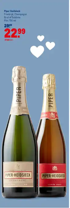 Makro Piper Heidsieck 750ml aanbieding