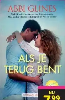 Boekenvoordeel Als je terug bent aanbieding