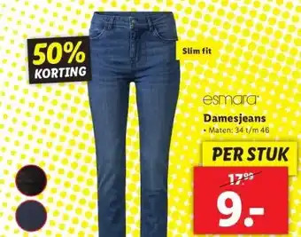 Lidl Damesjeans aanbieding