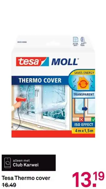Karwei Tesa Thermo cover aanbieding