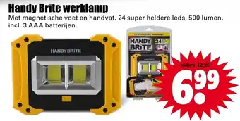 Dirk Handy Brite Werklamp aanbieding