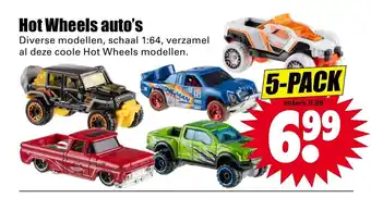 Dirk Hot Wheels Auto's 5-pack aanbieding