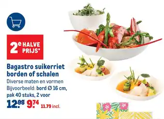 Makro Bagastro suikerriet borden of schalen aanbieding