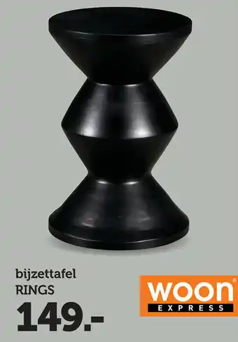 Woonexpress Bijzettafel Rings aanbieding