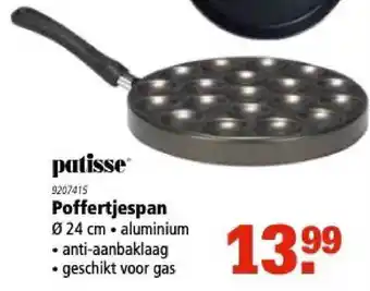 Marskramer Patisse poffertjespan Ø 24 Cm aanbieding