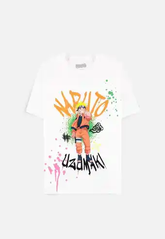 Bol.com Naruto - Uzumaki Heren T-shirt - XS - Wit aanbieding