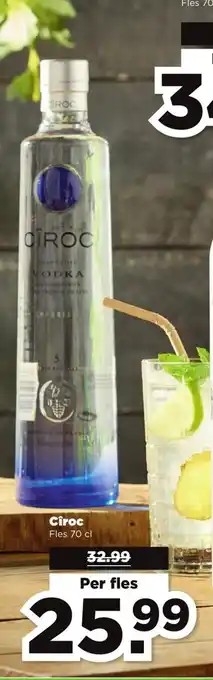 PLUS Ciroc 70cl per fles aanbieding