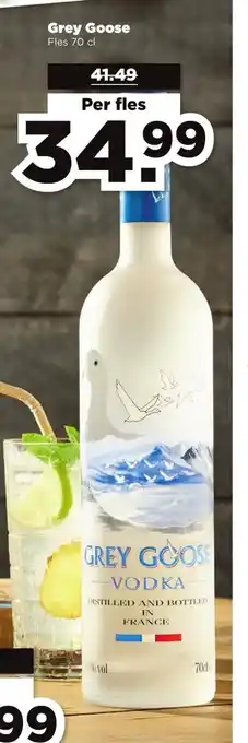 PLUS Grey Goose fles 70cl aanbieding