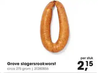 HANOS Grove Slagersrookworst aanbieding