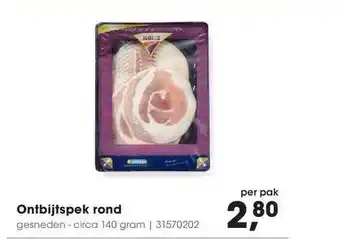 HANOS Ontbijtspek Rond aanbieding