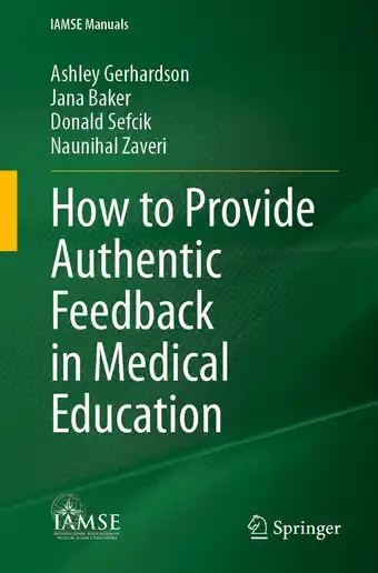 Bol.com IAMSE Manuals- How to Provide Authentic Feedback in Medical Education aanbieding