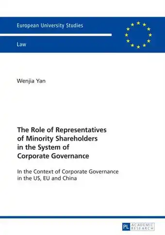 Bol.com The Role of Representatives of Minority Shareholders in the System of Corporate Governance aanbieding