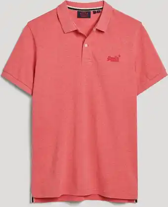 Bol.com Superdry Classic Pique Poloshirt Mannen - Maat M aanbieding