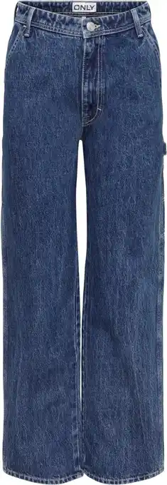 Bol.com ONLY ONLWEST HW CARPENTER STR DNM DOT507 Dames Jeans - Maat W28 X L34 aanbieding