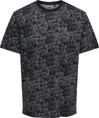 Bol.com ONLY & SONS ONSLION REG AOP SS NF 1981 Heren T-shirt - Maat S aanbieding