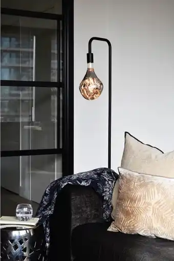 Bol.com Calex Organic EVO XXL Zilver - E27 LED Lamp - Filament Lichtbron Dimbaar - 6W - Warm Wit Licht aanbieding